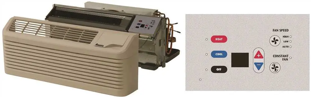 Amana Packaged Terminal Air Conditioner With Electric Heat, 12,000 Btu, 265 Volts 1