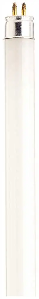 Satco&Reg; Preheat Linear Fluorescent Lamp, T5, 4000K, 62 Cri, Mini Bipin, 9 In. Length, 6 Watts, 10 Per Box 1