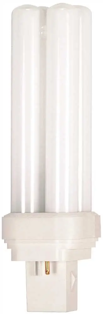 Satco&Reg; Pl Type Compact Fluorescent Lamp, T5, Quad Tube, 22 Watts, 2700K, 84 Cri, Gx32d-2 Base 1