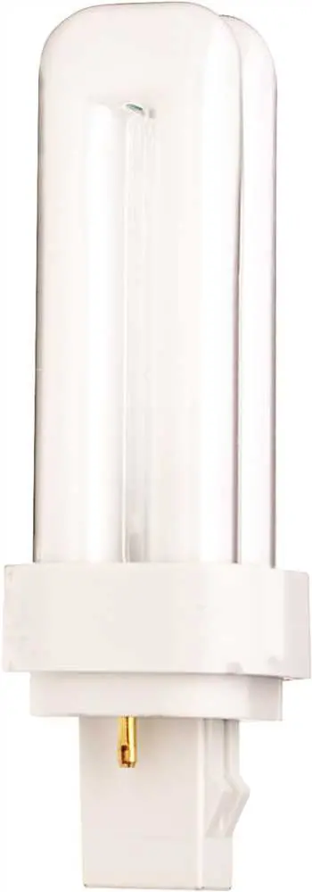 Satco&Reg; Pl Type Compact Fluorescent Lamp, T4, Dual Tube, 13 Watt, 4100K, 82 Cri, Gx23-2 Base 1