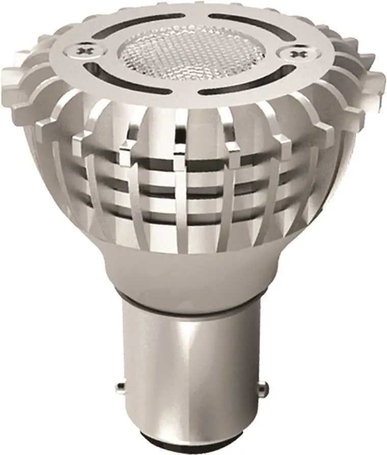 Satco&Reg; Led Elevator Lamp, Alr12, 2 Watt, 3000K, 80Cri, Ba15d Base, Clear, 12 Volts, 12 Per Box 1
