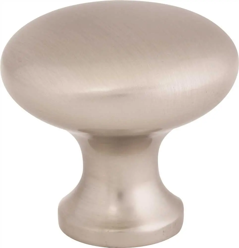 Anvil Mark&Reg; Cabinet Knob 1-1-8 In., Brushed Nickel, 25 Per Pack 1