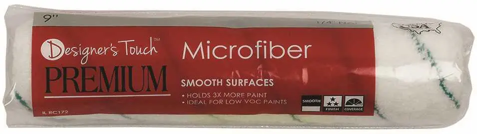 Designer Touch&Trade; Premium Roller Cover, Microfiber, 9 In. X 1-4 In. Nap 1