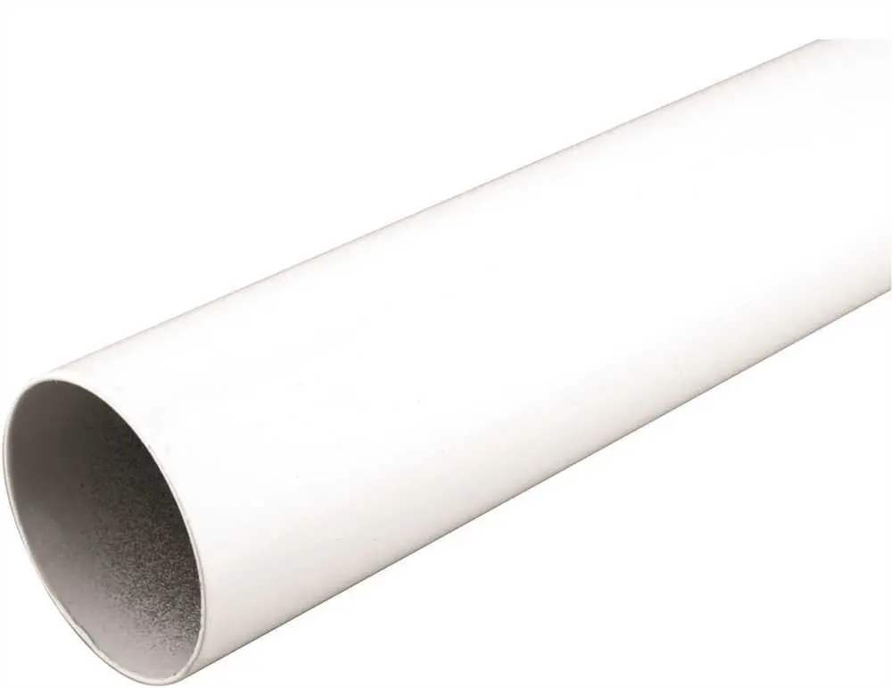 Fast Mount&Reg; Closet Pro Tube, Steel, White, 1-1-4 In Dia., 6 Ft. 1