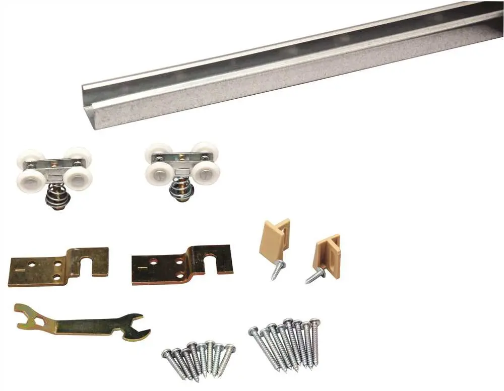 Fast Mount&Reg; Pocket Door Frame Kit, For One 36 In. Door, 75 Lb. Capacity, 1-1-8 In. -1-3-4 In. Thickness, 72 In. 1