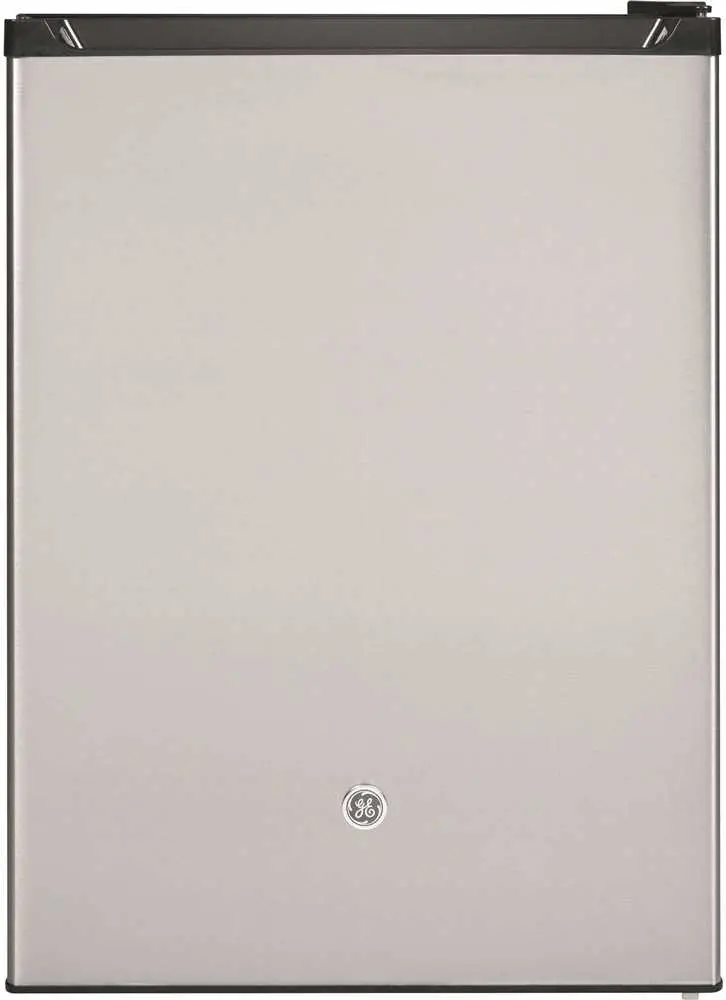 Ge&Reg; Spacemaker&Reg; 5.6 Cu. Ft. Compact Refrigerator, Stainless Steel, Reversible Door 1