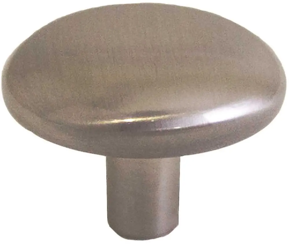 Anvil Mark&Reg; Cabinet Knob, 1-1-4 In., Satin Nickel, 5 Per Pack 1