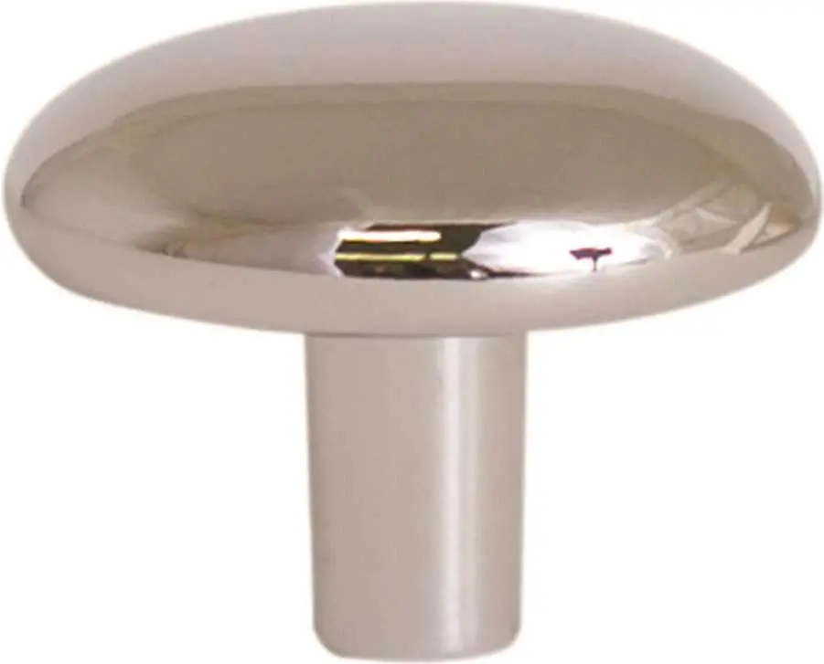 Anvil Mark&Reg; Cabinet Knob, 1-1-4 In., Polished Chrome, 5 Per Pack 1