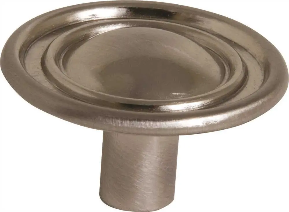 Anvil Mark&Reg; Cabinet Knob, 1-1-4 In., Satin Nickel, 5 Per Pack 1