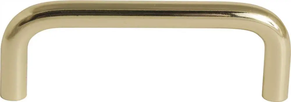 Anvil Mark&Reg; Decorative Drawer Pull, 3 In., Polished Brass, 5 Per Pack 1