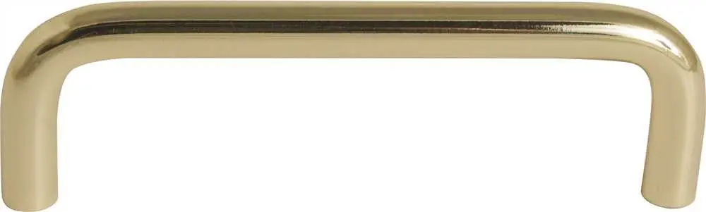 Anvil Mark&Reg; Decorative Drawer Pull, 3-1-2 In., Polished Brass, 5 Per Pack 1