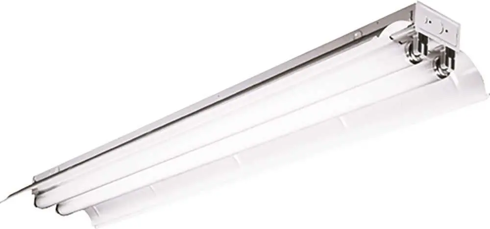 Columbia Lighting&Reg; Fluorescent Columbia Industrial Lighting&Reg; Fixture, 8 Ft., Uses 2 T8 Lamps, Solid Reflector, Instant Start 1
