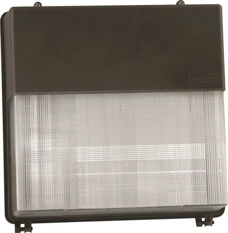 Hubbell Lighting&Reg; Perimaliter&Reg; Led Wall Pack, 30 Leds, Polycarbonate Refractor, 120-277 Volts, 5000K, Bronze 1