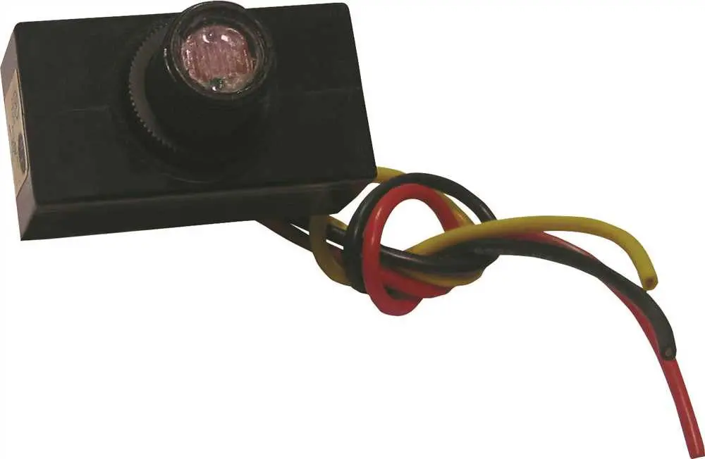 Hubbell Lighting&Reg; Photocontrol, Button Type, 120 Volts 1