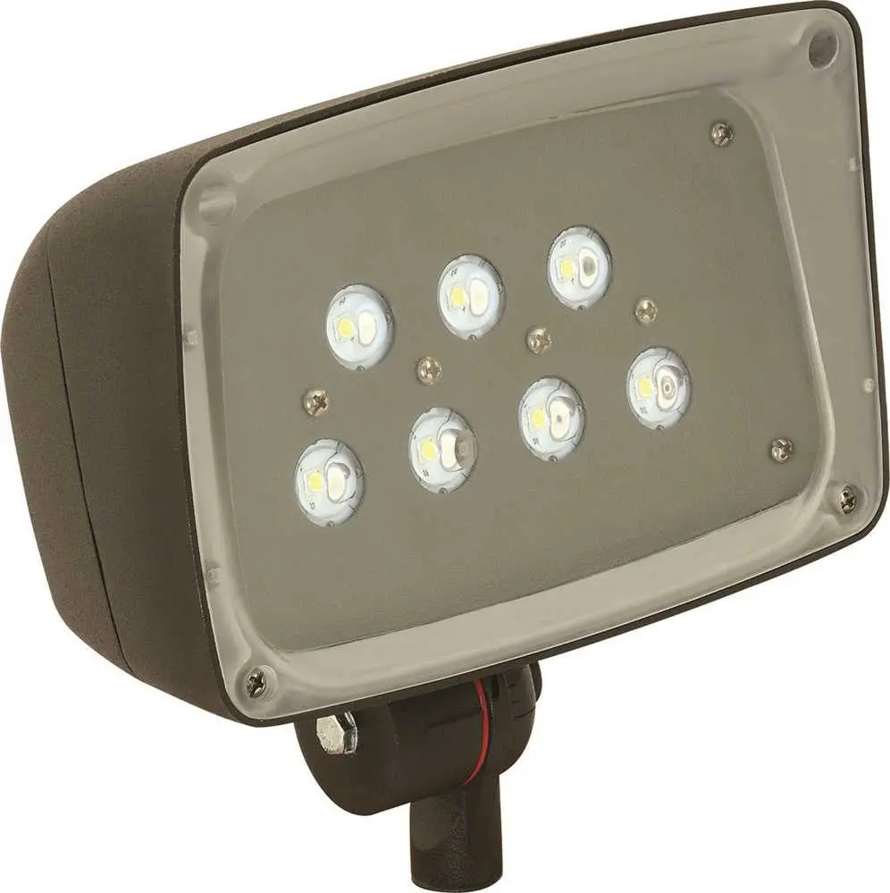 Hubbell Lighting&Reg; Led Fsl Decorative Floodlight, 26.5 Watts, 5100K, 2,040 Lumens, 120 Volts, Wide Beam Spread, Dark Bronze 1