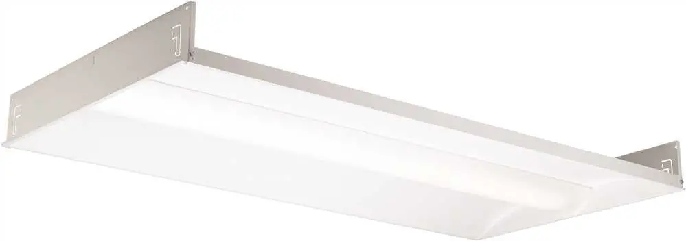 Columbia Lighting&Reg; Led Architectural Troffer, 2X4 Ft., 3500K, Low Watt, Grid Lay-In, 0-10 Volt Dimming, 120-277 Volts 1