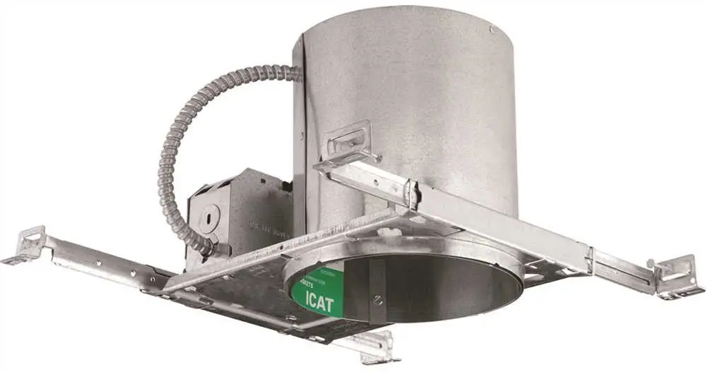 Prescolite&Reg; Led Downlight Housing With Nail Bar Hanger, Wire Quick Connect, Airshield, 6 In. 1