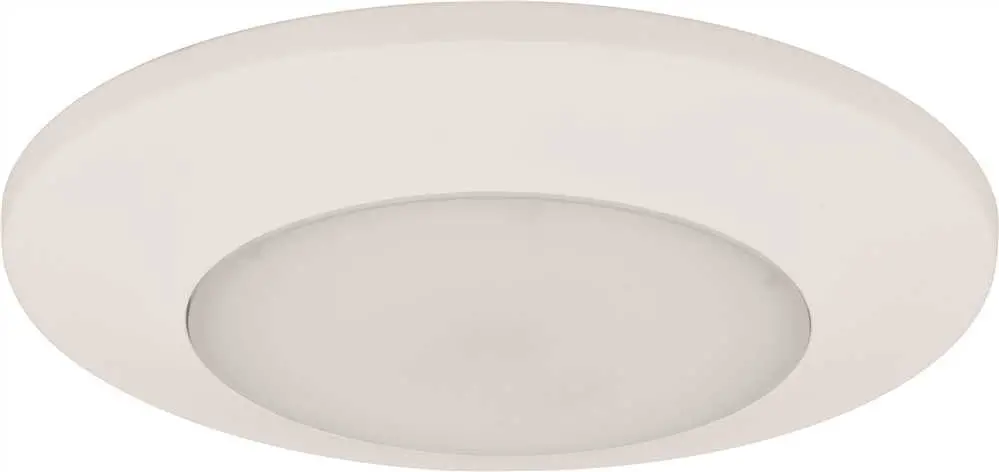 Prescolite&Reg; Led Surface Mount Fixture, Round, 7 In., 3000K, 1,000 Lumens, 90 Cri, 120 Volts, Wet Location, White 1