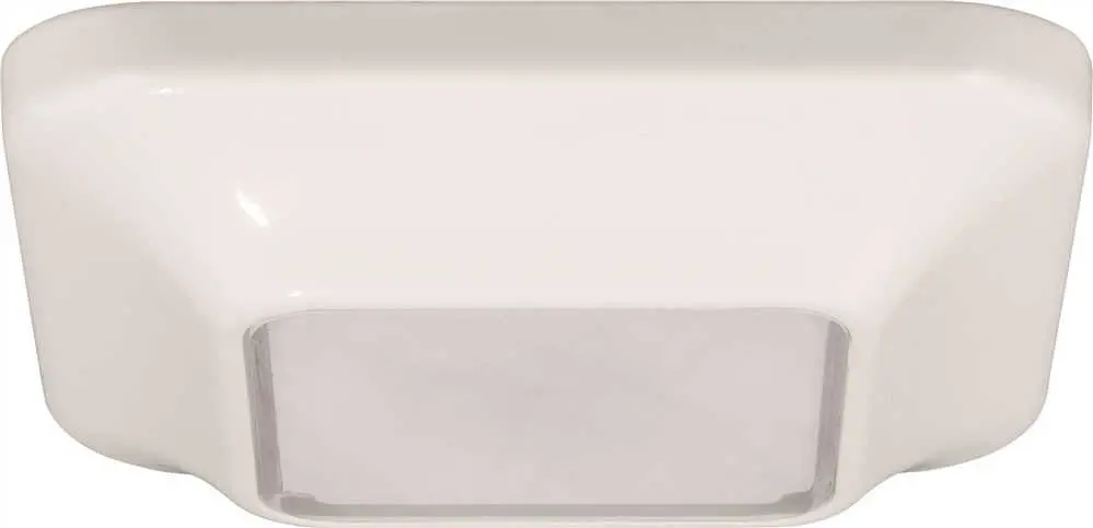 Prescolite&Reg; Led Surface Mount Fixture, Square, 7 In., 3000K, 1,000 Lumens, 90 Cri, 120 Volts, Wet Location, White 1
