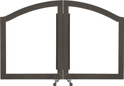 Napoleon&Reg; H335-1K Nz6000 Arched Double Doors, Black 1