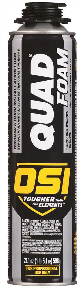 Osi Quad W In.Dow And Door In.Sulating Foam, White, 21.1 Oz. 1