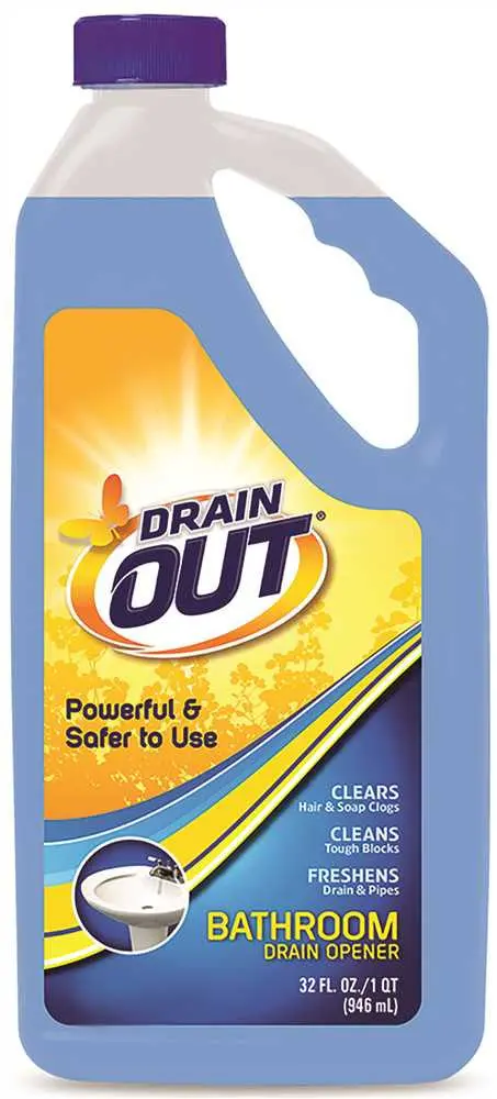 Drain Out Bathroom Drain Opener, 32 Oz. 1