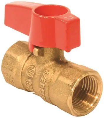 Tee Handle Gas Valve 1-2" 5 Psi 1