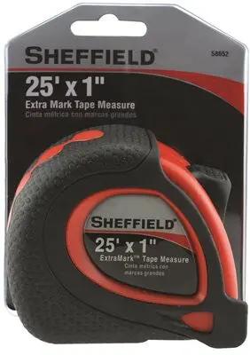 Sheffield Professional Tape Rule, 1" X 25' 1