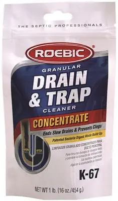 Roebic&Reg; Bacterial Liquid Drain And Trap Cleaner, 16 Oz. 1