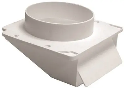 Lambro Industries Industries Plastic Under Eave Vent, 4In., White 1