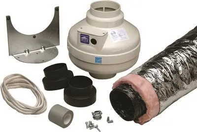 Fantech Surface Mount Fan Conversion Kit 4 In. Duct, 100 Cfm 1