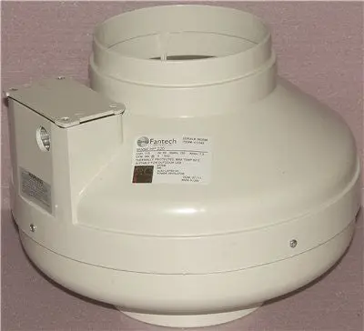 Fantech Radon Fan 6 In. Duct, 344 Cfm 1