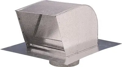 Fantech Roof Caps, 4 In. Duct, Aluminum 1