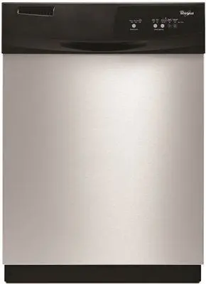 Whirlpool&Reg; Built-In 24-Inch Dishwasher With Electronic Controls, Stainless Steel, 3 Cycles - 4 Options 1