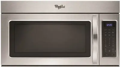 Whirlpool&Reg; 1.7 Cu. Ft. Over-The-Range, Combination Microwave Oven, Stainless Steel, 1000 Watt 1
