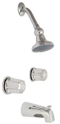 Gerber Tub And Shower Faucet, 2-Valve 1