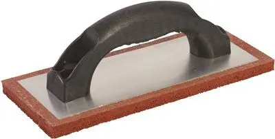 Rubber Masonry Float, 4" X 9" X 5-8" 1