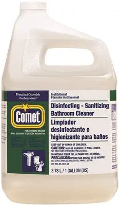 Comet Disinfect Sanitizing Bathroom Cleaner Refill With Spray Bottle 1 Gallon 1