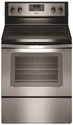 Whirlpool&Reg; 30-Inch 4.8 Cu. Ft. Single Oven Free-Standing Electric Range, Stainless 1