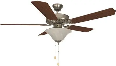 Bala&Reg; Dual Mount Ceiling Fan With Bowl Light Kit, 52 In., Brushed Pewter 1
