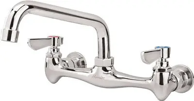 Proplus&Reg; Lead-Free Wall-Mounted Commercial Sink Faucet With 8-Inch Spout, Chrome-Plated 1