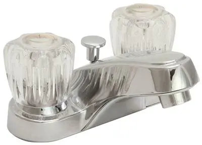 Proplus Hybrid Bathroom Faucet Chrome, Two- Handle, Lead Free 1