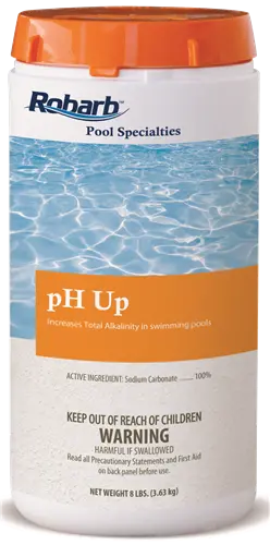Robarb&Trade; Pool Specialties Ph Up, 8 Lb. Container 1