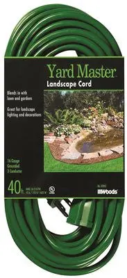 Coleman Cable Yard Master&Trade; Outdoor Extension Cord, 40 Ft., Green 1