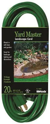 Coleman Cable Yard Master&Trade; Outdoor Extension Cord, 20', Green 1