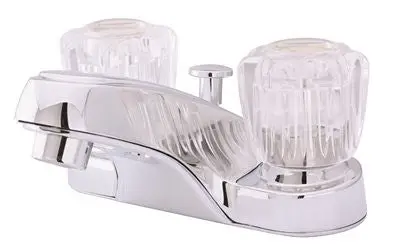 Proplus Hybrid Bathroom Faucet Chrome, Two- Handle, Lead Free 1