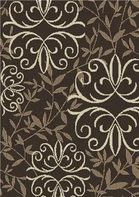Orian Rugs Iron Fleur Chocolate Accent Rug, 31 In. X 45 In. 1