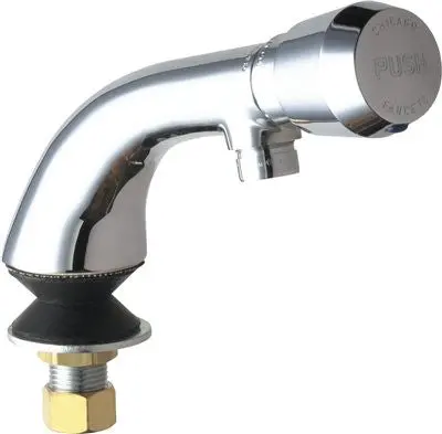 Chicago Single Inlet Metering Sink Faucet 2.2 Gpm Lead Free 1