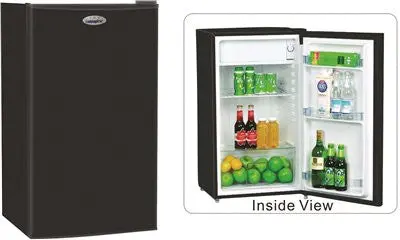 Lodging Star 3.6 Cu. Ft. Refrigerator, Black 1