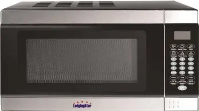 Lodging Star Digital Panel Microwave Oven With Stainless Steel Panel, 0.7 Cubic Feet 1